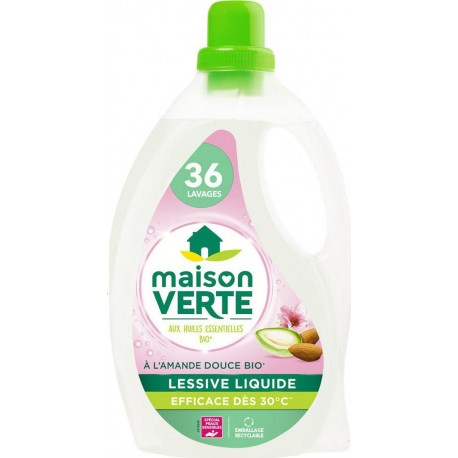 MAISON VERTE AMANDE LESSIVE x38 1.8L