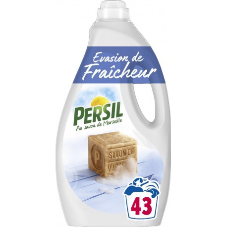 PERSIL Lessive Liquide Evasion de Fraîcheur au Savon de Marseille le bidon de 1,806L