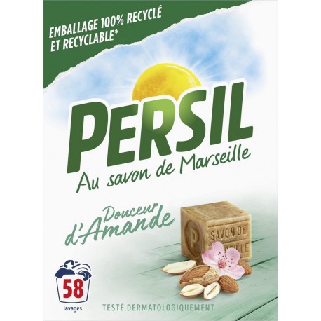 PERSIL Lessive en Poudre Douceur d'Amande le boîte de 58 lavages
