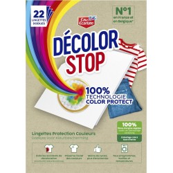 DECOLOR STOP Lingette Décoloration Protection Couleurs 22 lingettes