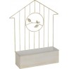 Atmosphera Jardinière Suspendue Tino Blanc Chaud H59.5cm