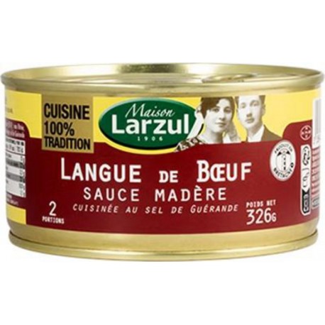 Larzul Langue de bœuf Sauce madère 326g