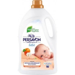 PERSAVON Lessive Liquide Bébé Au Lait d'Abricot Bio 2L