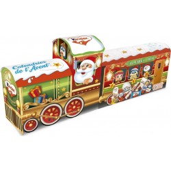 KINDER Calendrier de l'Avent Enfants Chocolat au Lait Train 226g