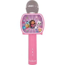 LEXIBOOK Microphone sans fil avec enceinte Gabby et la maison magique