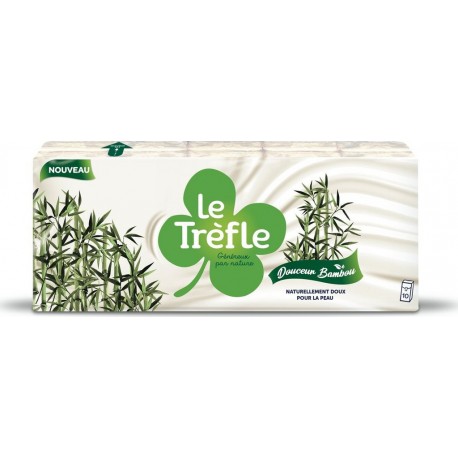LE TREFLE Mouchoirs Doux Bambou FSC