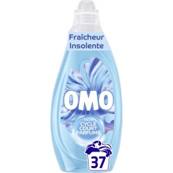 OMO Lessive liquide Cycle Court Parfumé Fraîcheur Insolente Mandarine Thé Vert