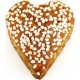 FORTWENGER Coeur Au Miel Pain D'épices Au Miel Et Perles De Sucre Coeur 250g
