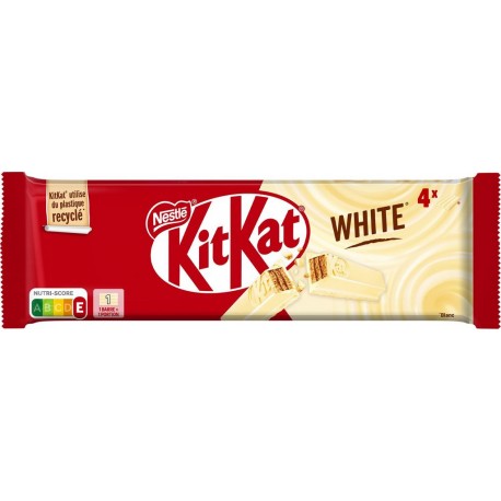KITKAT Barres Chocolatées Enrobage Blanc