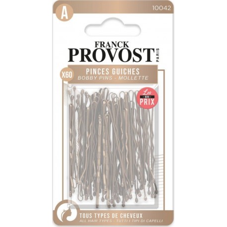 FRANCK PROVOST Pinces Guiches à Cheveux Marron
