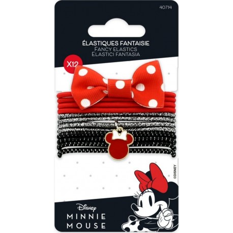 DISNEY Elastique Noeuds x12 Minnie