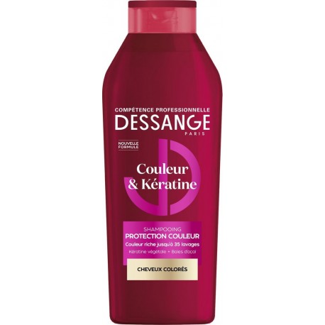 DESSANGE Shampoing Protection couleur pour Cheveux colorés Couleur et Kératine