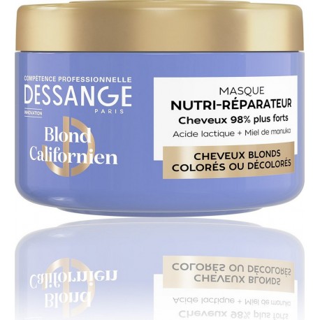 DESSANGE Masque Nutri réparateur pour Cheveux blonds Californien