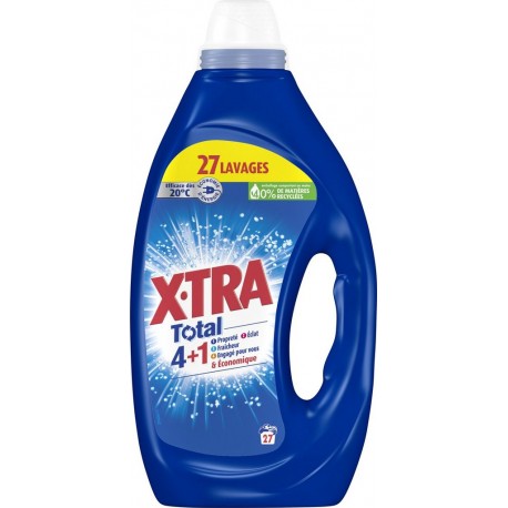 X-TRA Lessive liquide Total 4+1