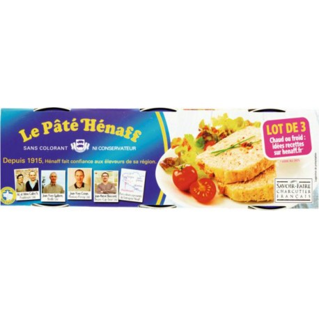 Hénaff Paté 3x78g 234g