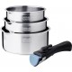 ARTHUR MARTIN Batterie de cuisine de 3 casseroles 16-18-20cm + poignée