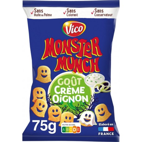 MONSTER MUNCH Chips Crème Oignon 75g