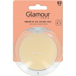 GLAMOUR PARIS Miroir de Sac Double Face l'unité