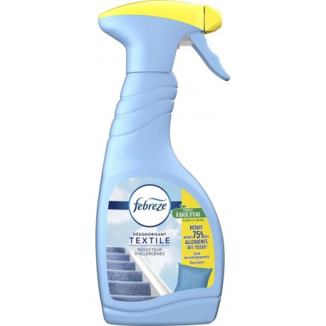 FEBREZE TEXTILE SOIN DU LINGE BOUTEILLE PISTOLET NON ECOLOGIQUE 500ML 1CT LIQUIDE A SEC DESODORISANT & ANTIALLERGISANT