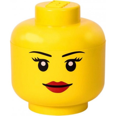 LEGO Storage Brick Boîte de Rangement Tête Fille