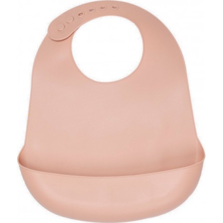 Silicone Bavoir Rose