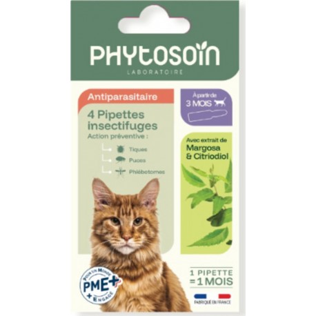 RIGA Pipettes Insectifuges pour Chats