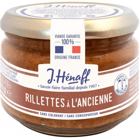 HENAFF RILLETTE à l’ANCIENNE 180g