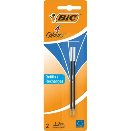 BIC RECHARGE 4C BLEU X2