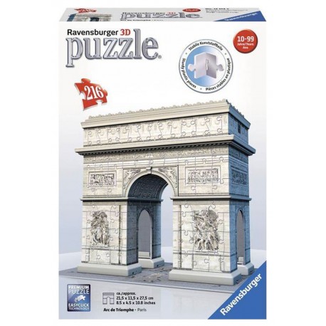 Ravensburger Puzzle 3D Arc de Triomphe (216 pièces)