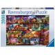 Ravensburger Puzzle 2000 pièces - Le monde des livres