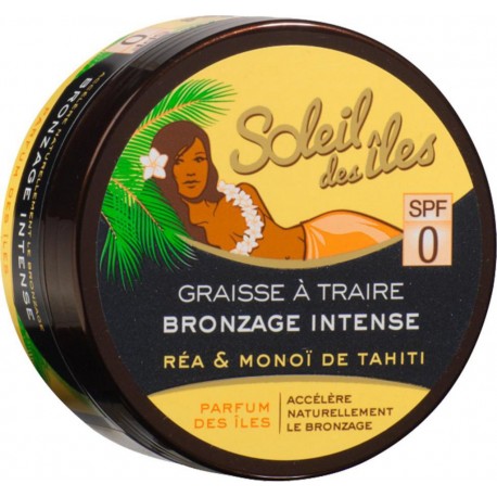 Soleil Des îles Graisse à Traire Bronzage Intense SPF 0 Parfum Des Îles (lot de 2)