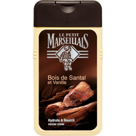 Le Petit Marseillais Douche Homme Bois De Sental & Vanille 250ml (lot de 4)