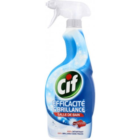 Cif Spray Efficacité et Brillance Salle De Bain 750ml (lot de 4)