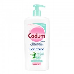 Cadum Gelée de Douche Hydratation Végétale Soif d’Aloé 750ml (lot de 3)