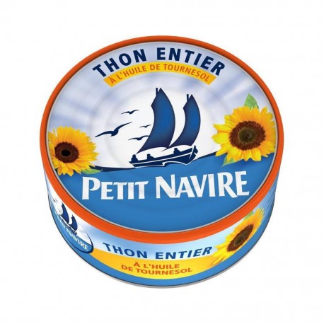 Petit Navire Miettes de Thon à l'Huile de Tournesol 160g (lot de 5)