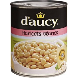 D'aucy Haricots Blanc 800g (lot de 10)