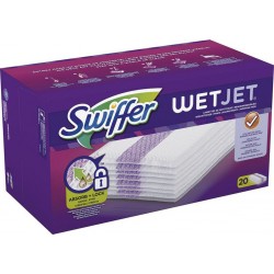Swiffer Lingettes Wetjet de Nettoyage pour le Sol par 20 Lingettes (lot de 2 soit 40 lingettes)