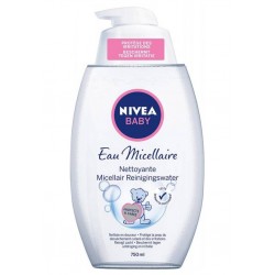 Nivea Baby Eau Micellaire Nettoyante 750ml (lot de 3)