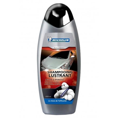 Michelin Expert Shampooing Lustrant Nettoie et Dégraisse Peintures Vernies Métallisées Nacrées 400ml (lot de 2)