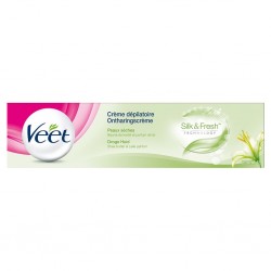 Veet Crème Dépilatoire Silk & Freh Technology Peaux Sèches 200ml (lot de 2)