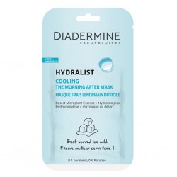 DIADERMINE Hydralist Masque Frais Lendemain Difficile Hydrocomplexe Microalgue du Désert (lot de 4)