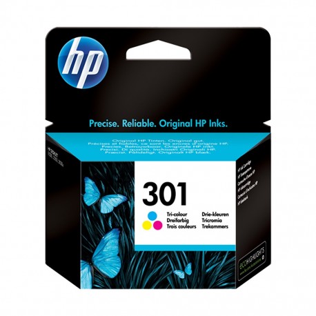 HP Cartouche d’Encre 301 Trois Couleurs (lot de 2)
