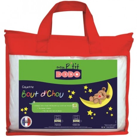 DODO Couette petit enfant anti-acariens DODO BOUT'CHOU 75x120cm