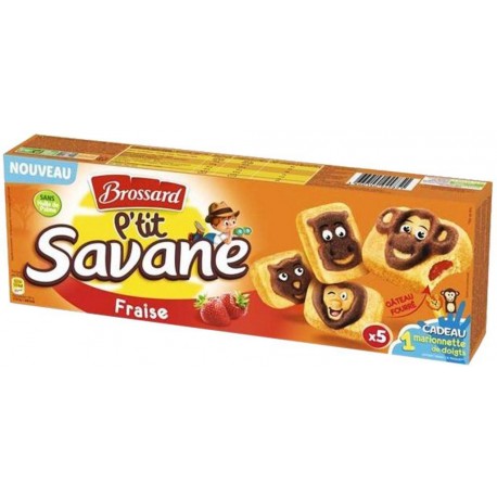 Brossard Ptit Savane Fraise 150g (lot de 3)