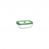 Pyrex Plat rectangulaire avec couvercle vapeur 17 x 10cm COOK & STORE PLUS