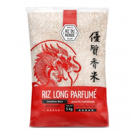 Riz du Monde Riz Long Parfumé Qualité Supérieure 5Kg (lot de 3)