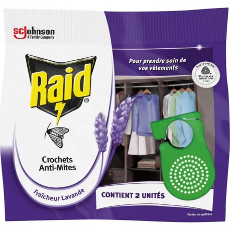 La marque Raid®, experte en mites, s'engage à fournir des produits de qualité qui aident à protéger efficacement vos vêtements