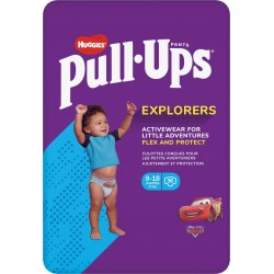 Huggies Couches bébé garçon 9 - 18 mois : 8 - 12Kg pull-ups