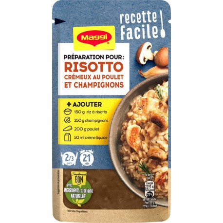 Maggi Préparation risotto poulet champignons 21mn