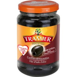 Tramier Olives noires confites dénoyautées